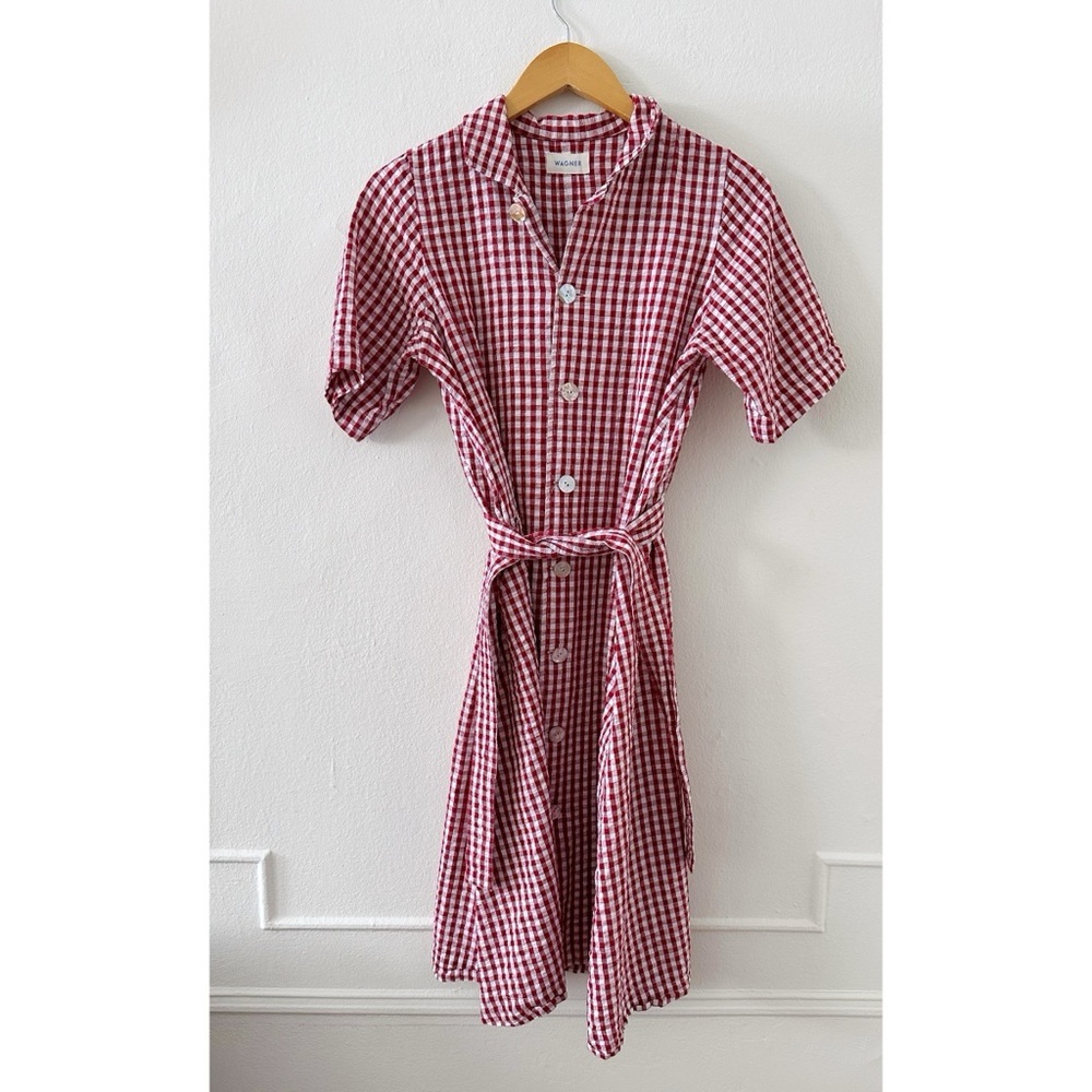 A.B. Uniform House Dress Red Gingham